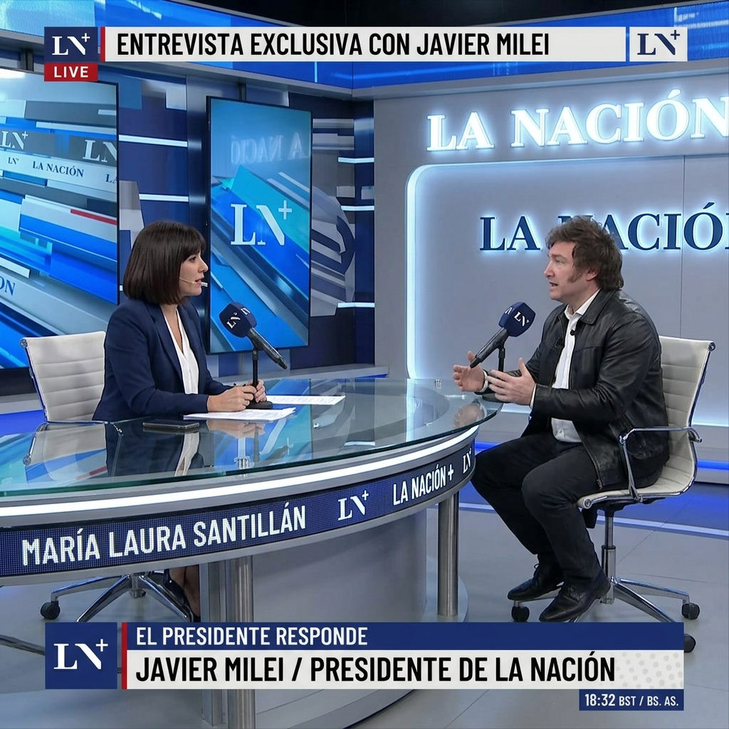 Javier Milei en LN+